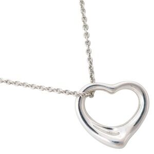 Tiffany Co Open Heart Necklace by Elsa Peretti Sterling Silver
